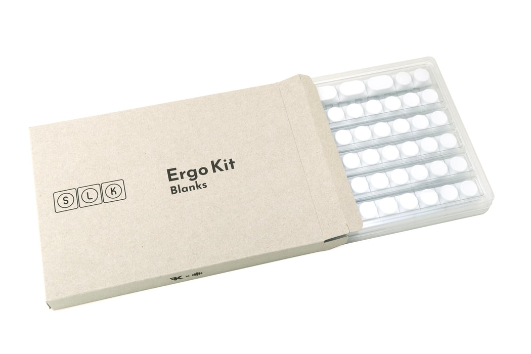SLK PBT - Ergo Blanks - MX-compatible low profile keycaps