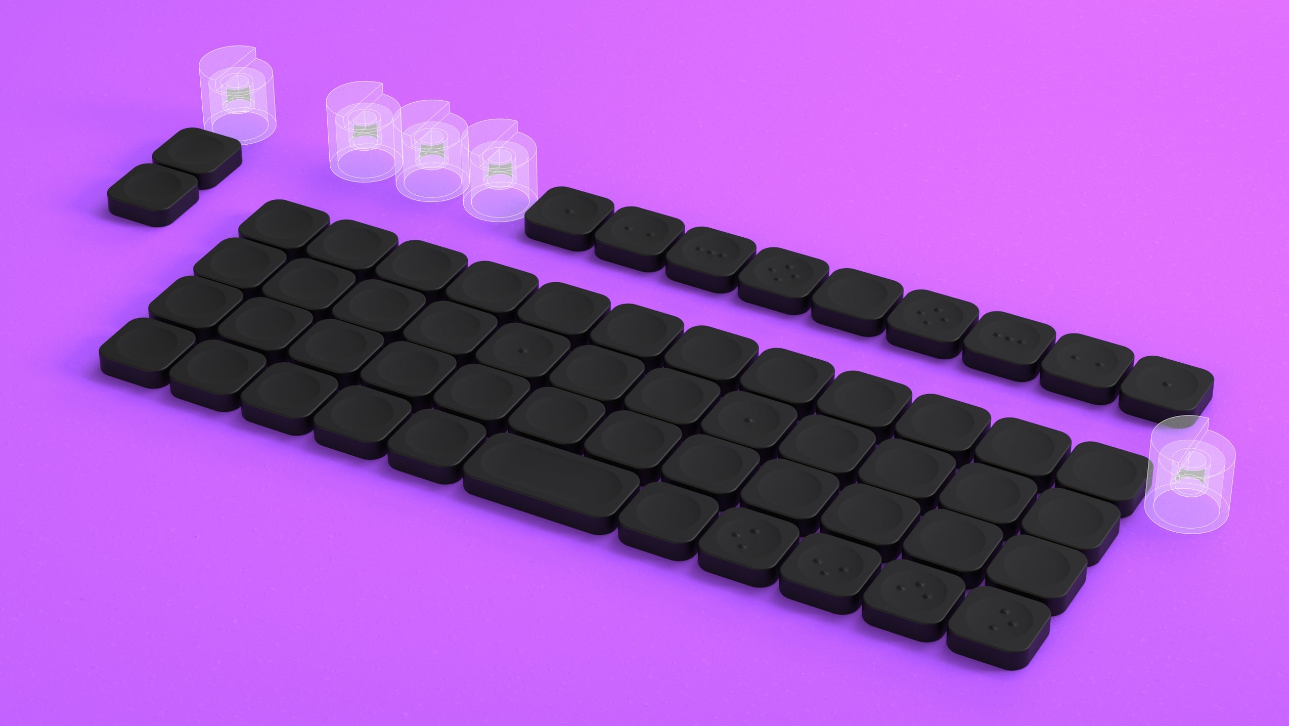 wrk. Blind Choc Low Profile Keycaps — splitkb.com