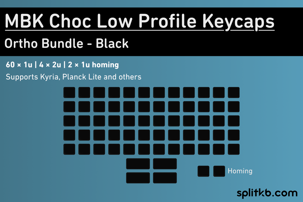 Blank MBK Choc Low Profile Keycaps